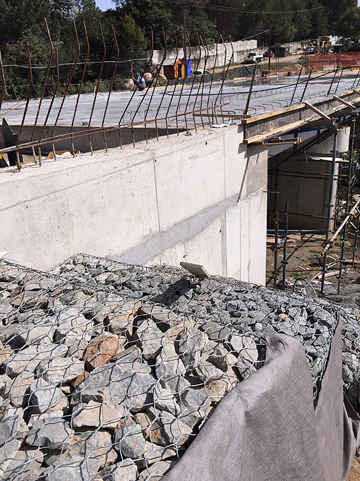 Detail of a bridge structure on a DNMZ International project